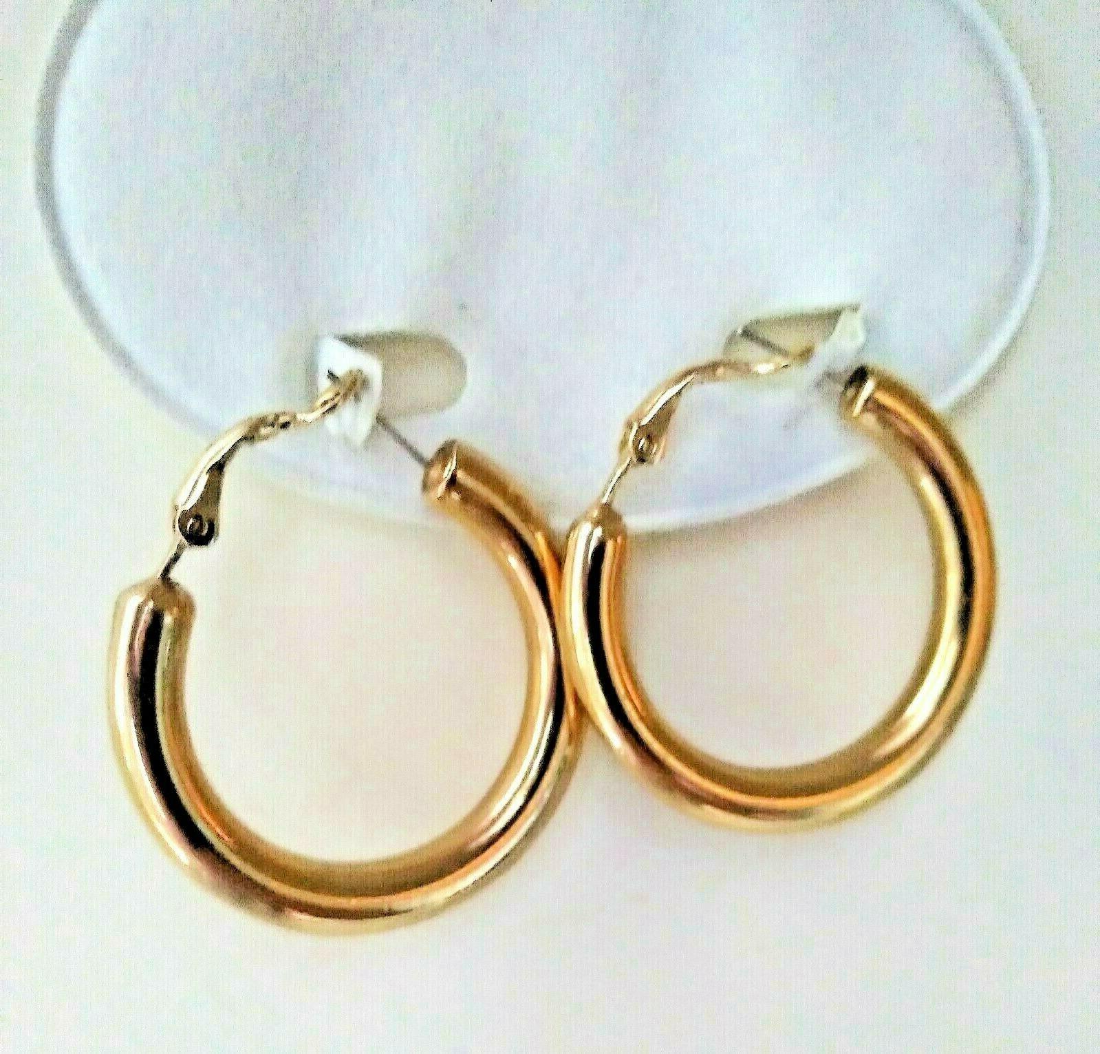 orecchini donna cerchi anallergici color oro senza