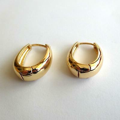 orecchini donna cerchi ovali decrescenti colore oro