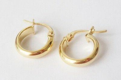 orecchini donna cerchietto cerchio campanella oro giallo