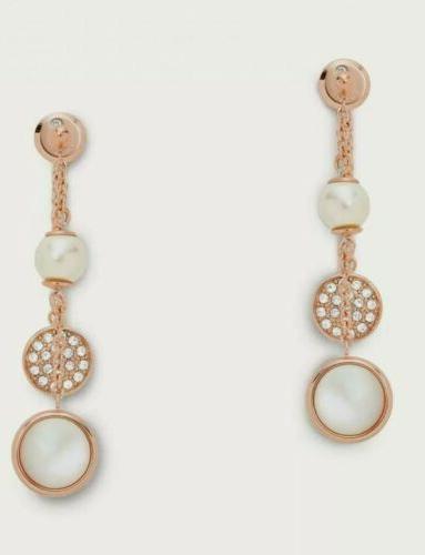 orecchini donna classics jf02958791 acciaio rose pendenti