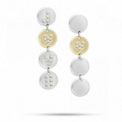 orecchini donna coll monetine love sahq04