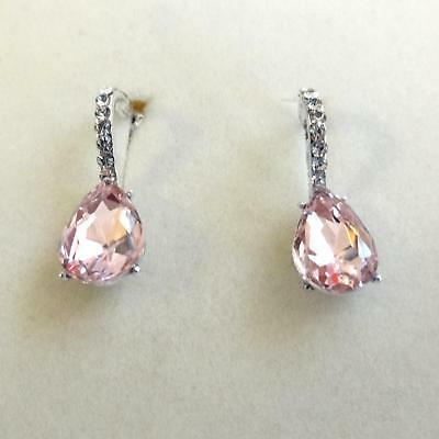 orecchini donna colore argento rosa di francia