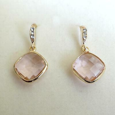 orecchini donna colore oro rosa di francia