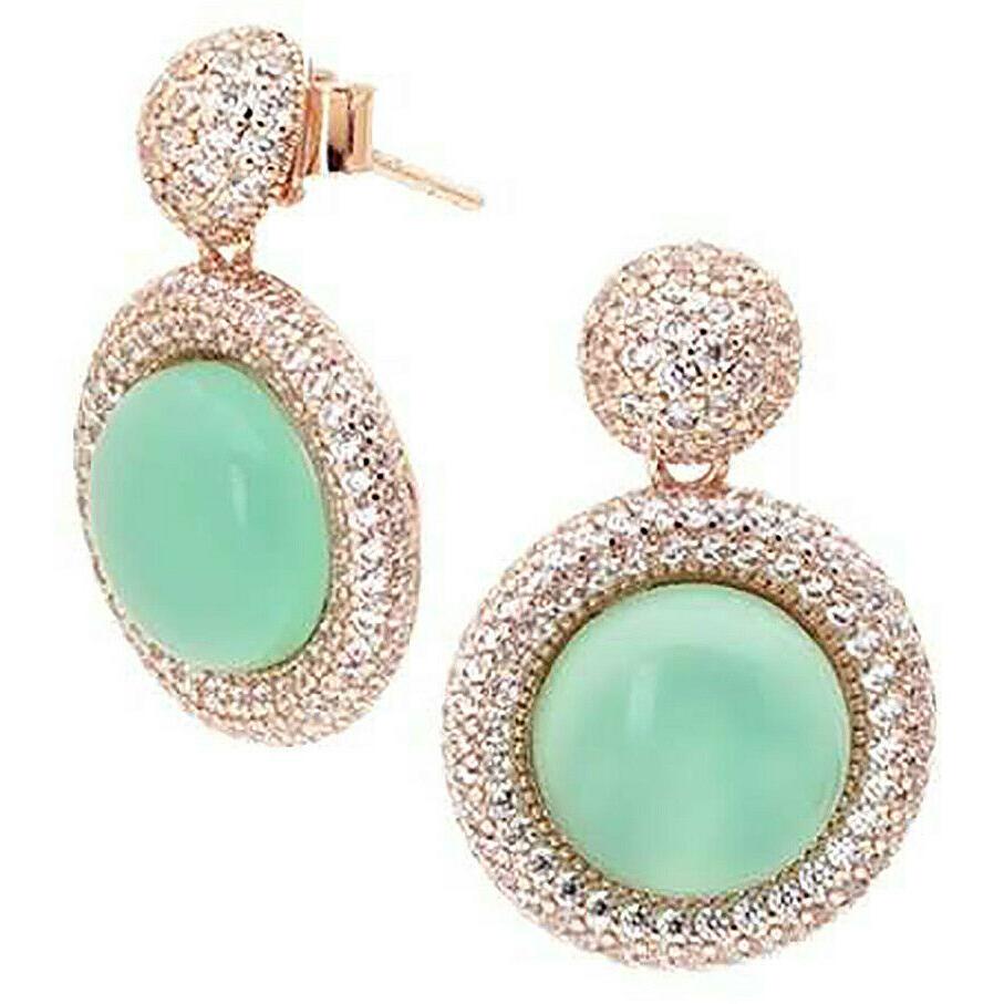 orecchini donna cristalli verde acqua xor489rs sharada