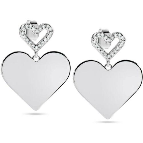 orecchini donna cuori cuore heart saiv05 argento