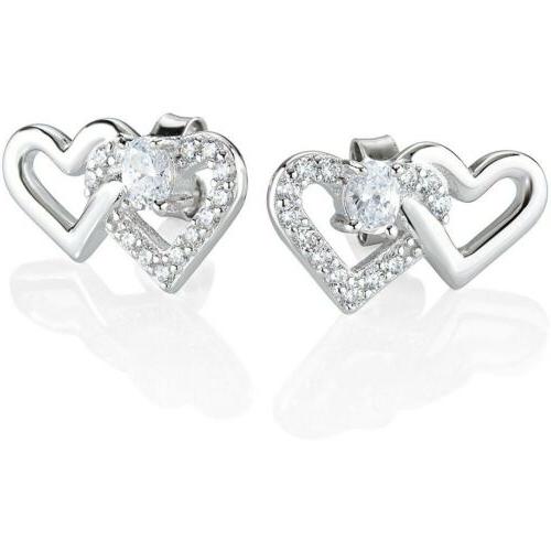 orecchini donna cuori saiv28 argento 925 percent