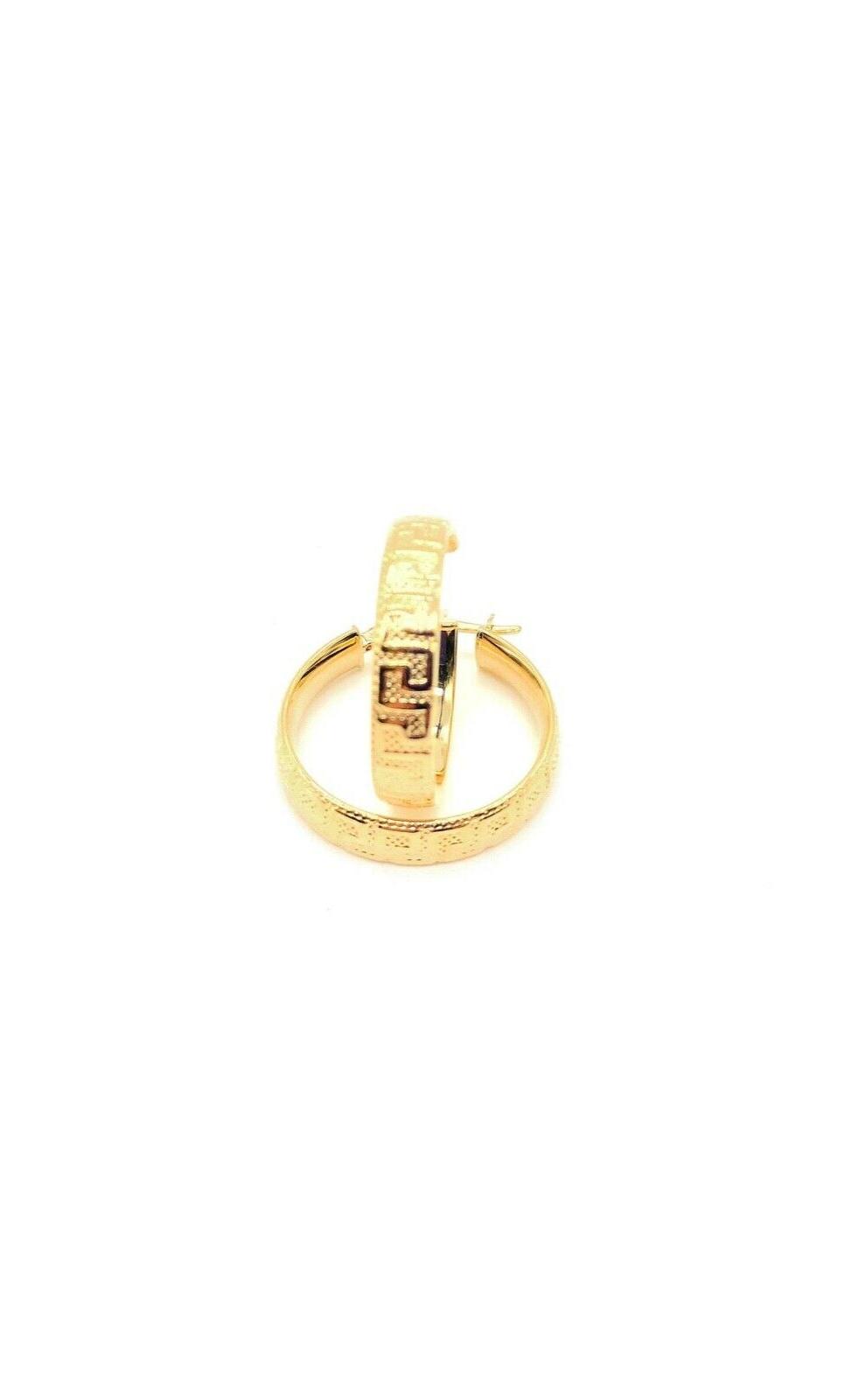 orecchini donna giallo 18 kt 750 cerchi