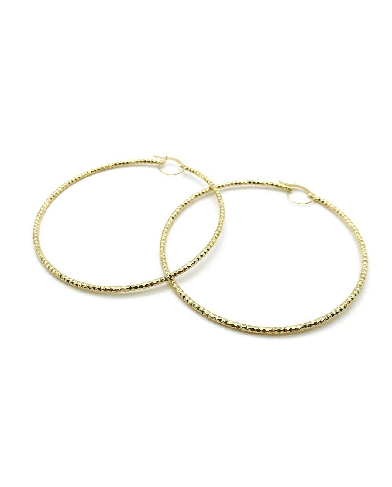 orecchini donna giallo 18 kt 750 cerchio