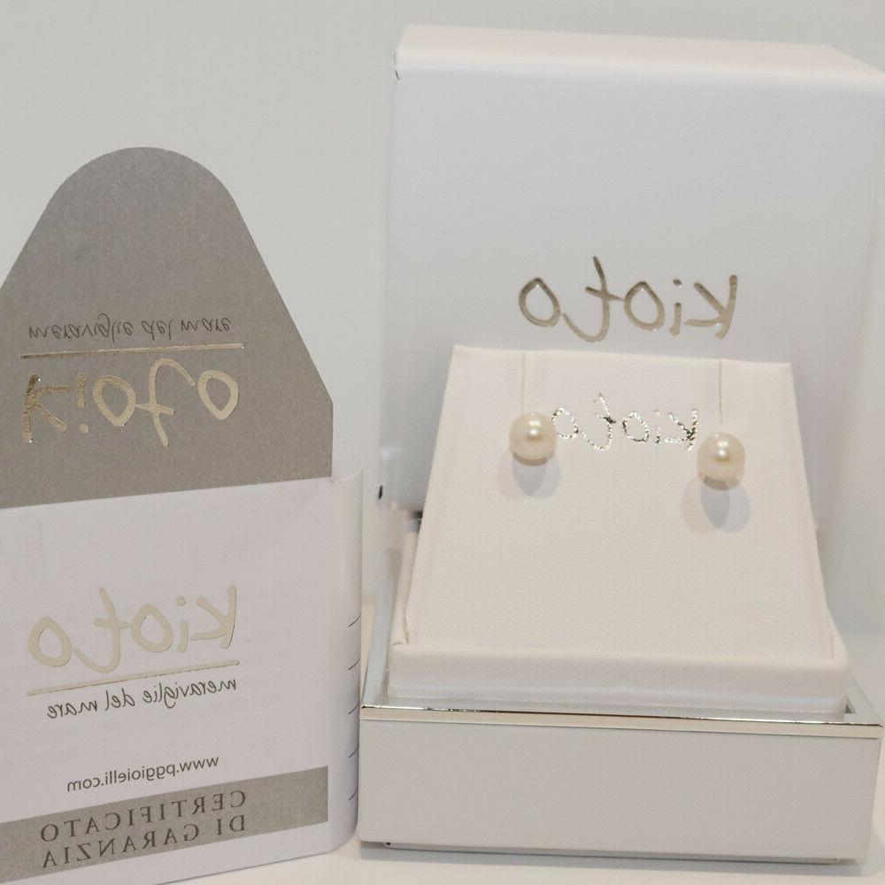 orecchini donna gioielli perle 6 mm oro