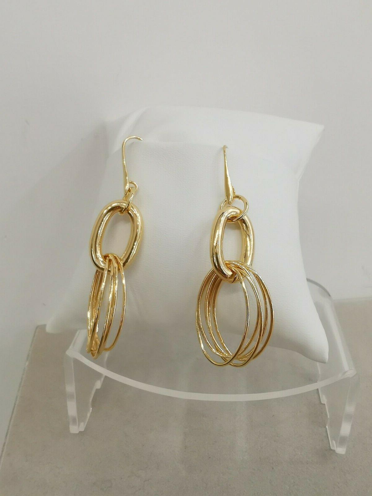 orecchini donna gisel in bronzo colore oro