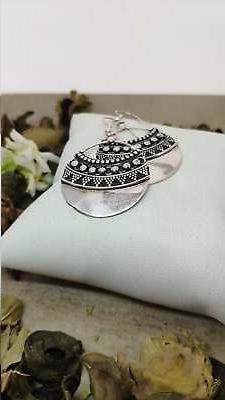 Donna Grandi Rotondi In Argento 925.