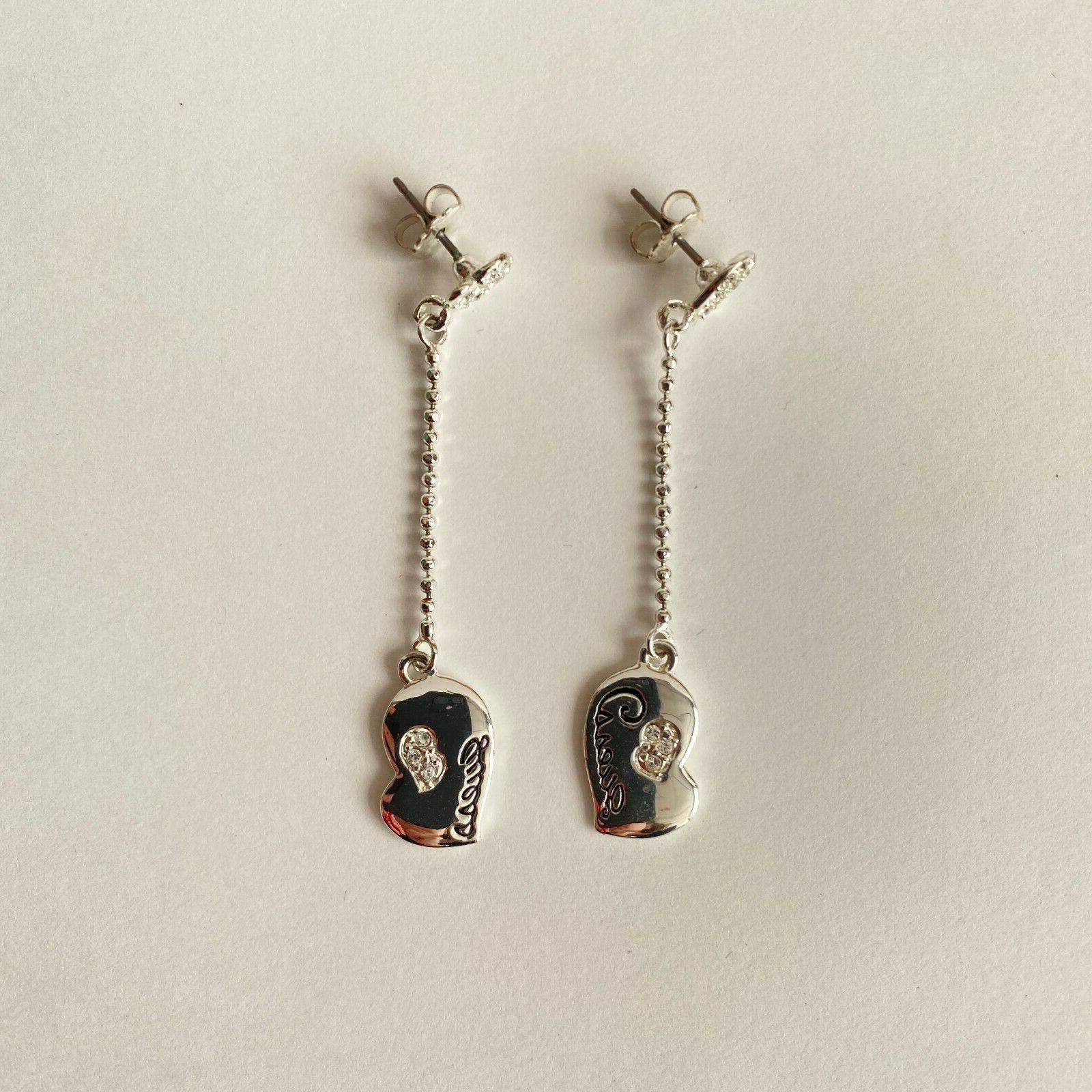 orecchini donna in acciaio con strass come