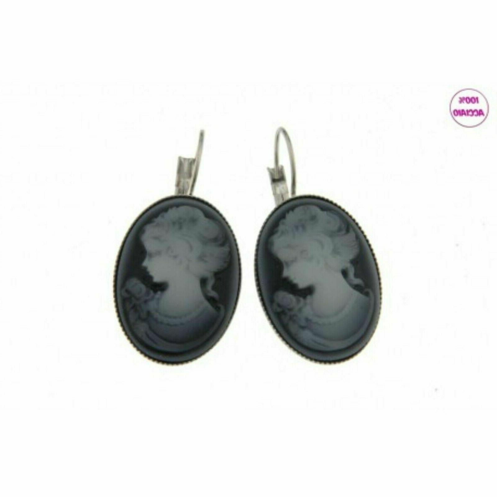 orecchini donna in acciaio inox pendenti con