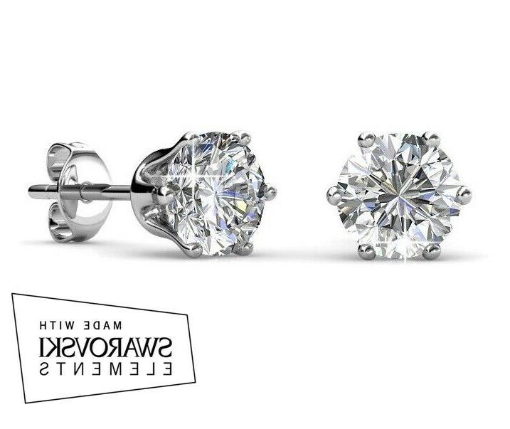 orecchini donna in argento 925 cristallo elements