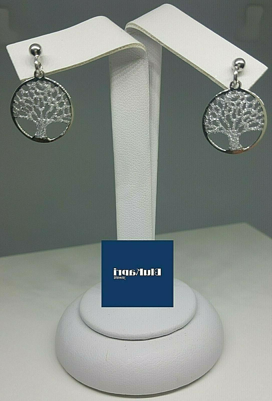 orecchini donna in argento albero della vita