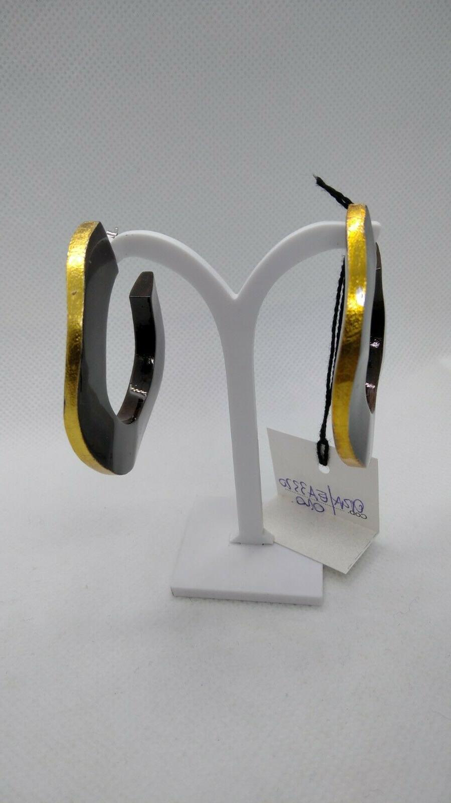 orecchini donna legno oro rame chiusura argento