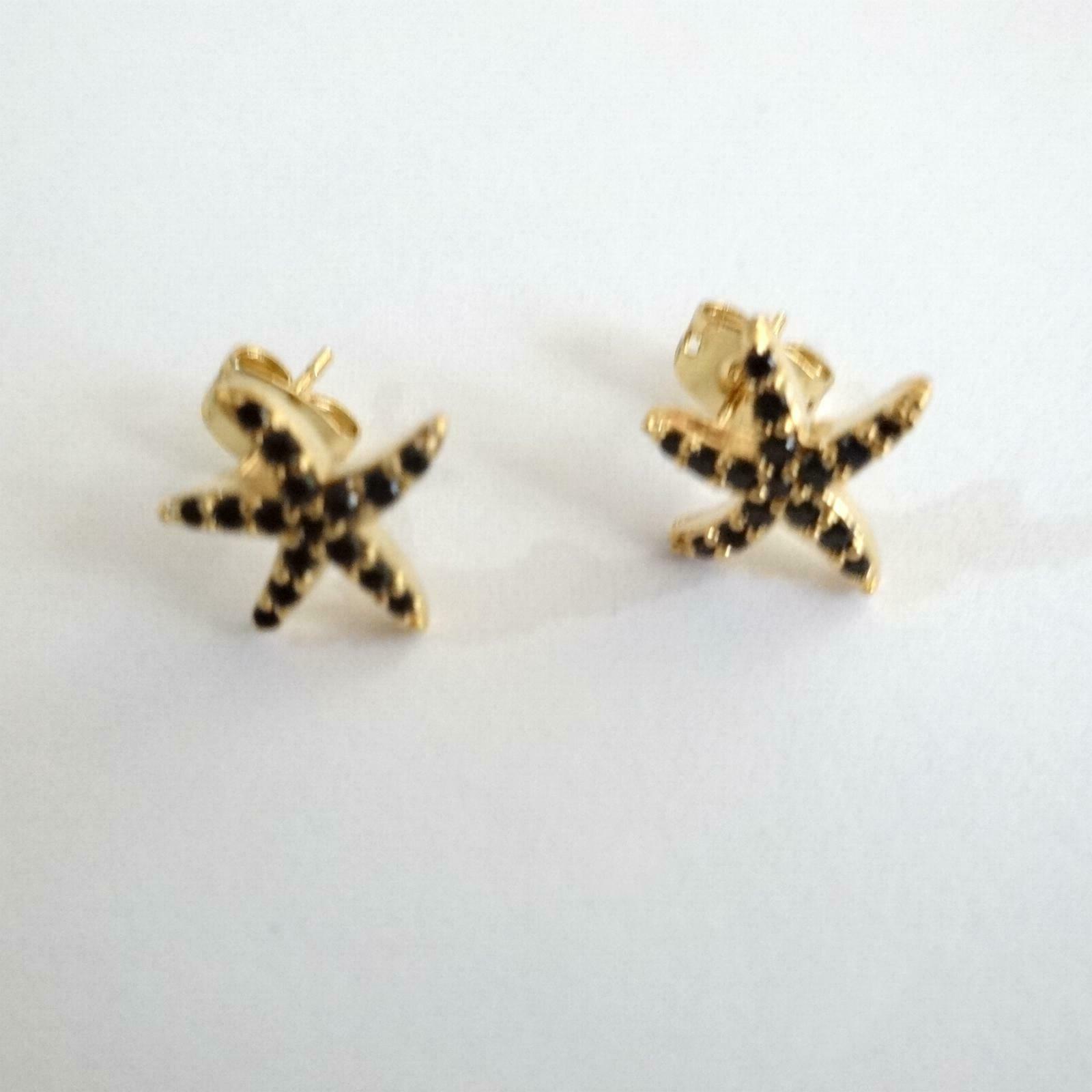 orecchini donna lobo colore oro mini stella