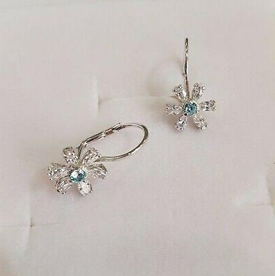 orecchini donna monachella argento 925 zirconi bianchi