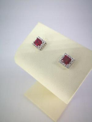 orecchini donna oro bianco 750 18k punto