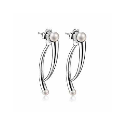 orecchini donna pcu22 argento argento perla