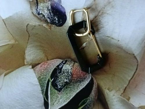 orecchini donna pendente moschettone gancio strass moda