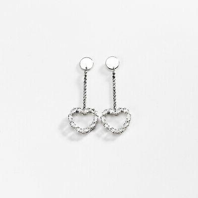 orecchini donna pendenti amore luccicante zirconi earrings