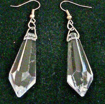 orecchini donna pendenti con gocce di cristalli