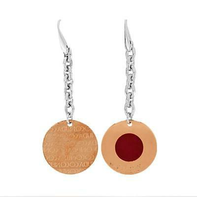 orecchini donna pendenti coor2023 in bronzo rosato