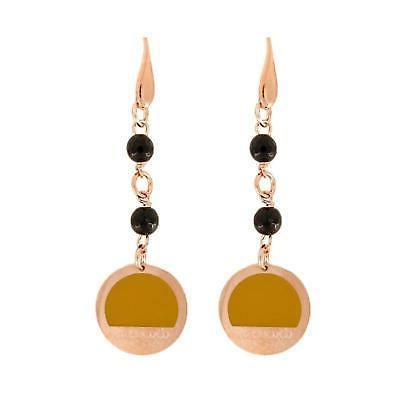 orecchini donna pendenti coor2034 in bronzo rosato