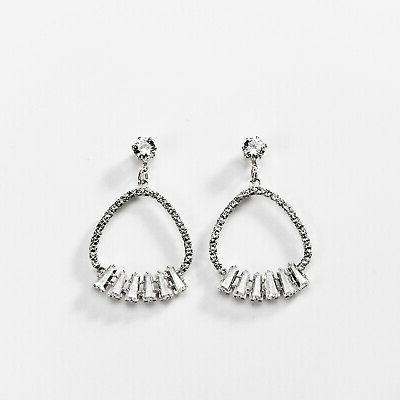 orecchini donna pendenti danza di zirconi earrings