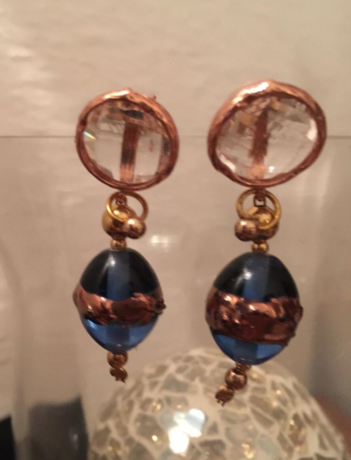 orecchini donna pendenti di base rose gold