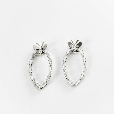orecchini donna pendenti lucciola zirconi earrings set