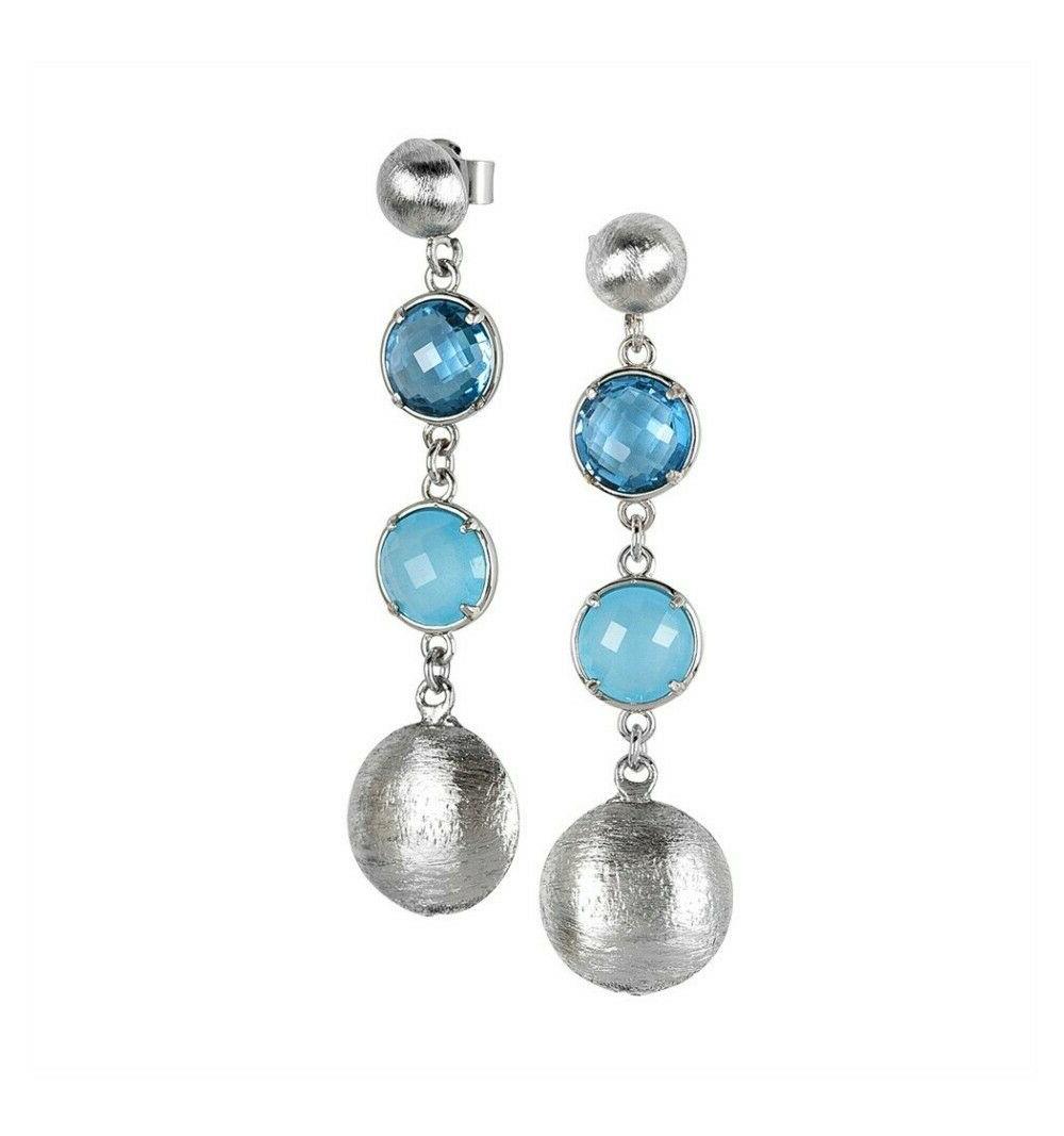 orecchini donna pendenti lunghi cristallarte xor468