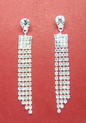 orecchini donna pendenti strass cristalli orecchino lungo