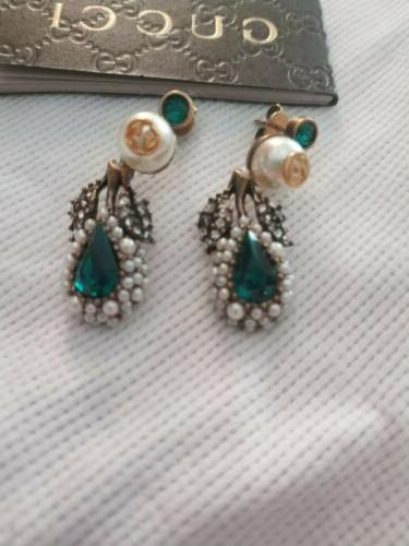 orecchini donna perla rosso verde bianco