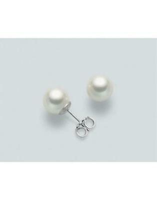 orecchini donna ppn556bm oro bianco bianco perla