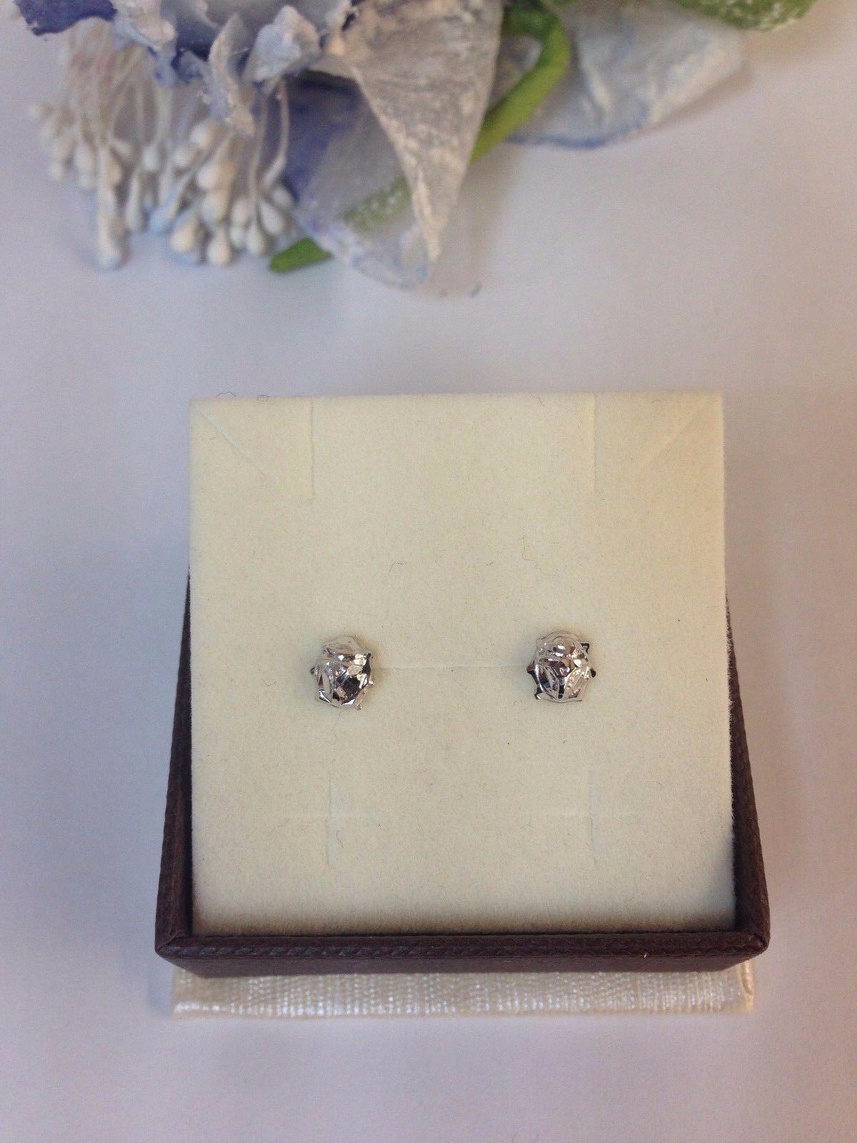 orecchini donna ragazza bambina oro bianco 750