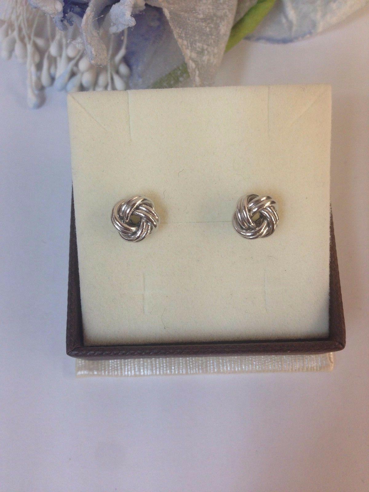 orecchini donna ragazza oro bianco 750 18