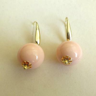 orecchini donna retro colore oro con grande