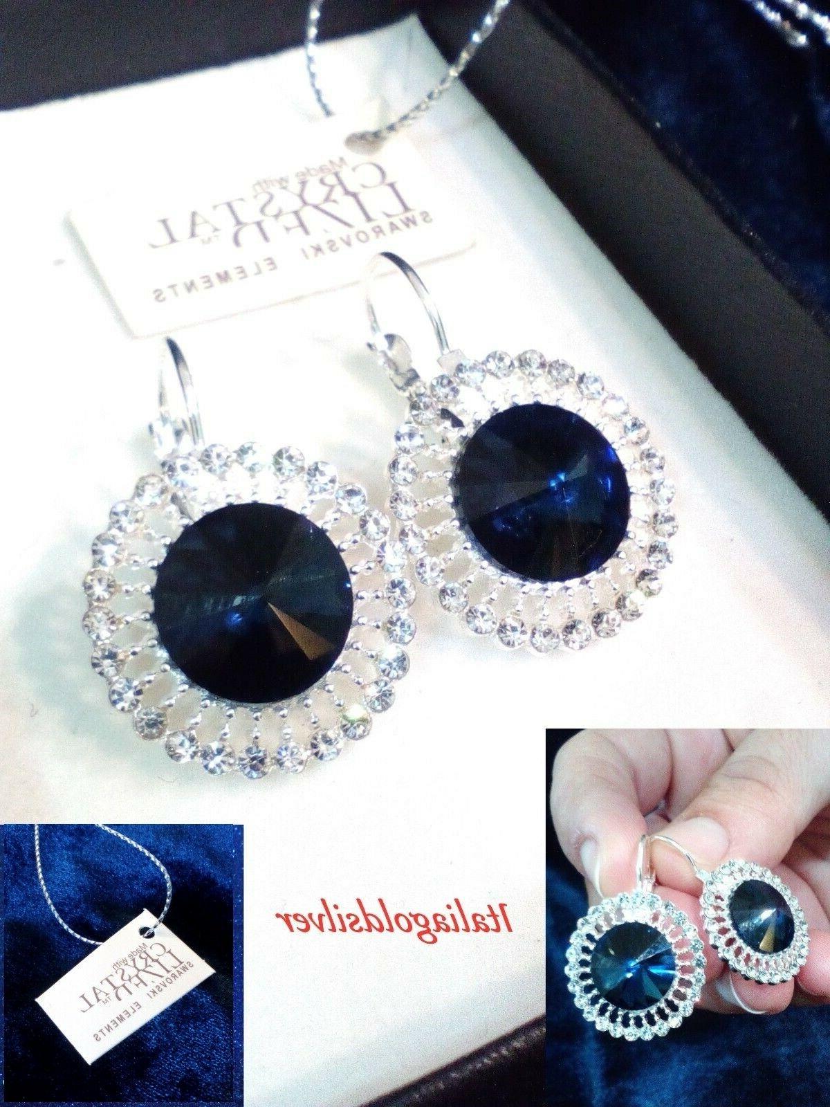 orecchini donna rodiati argento 925 swarovski originali