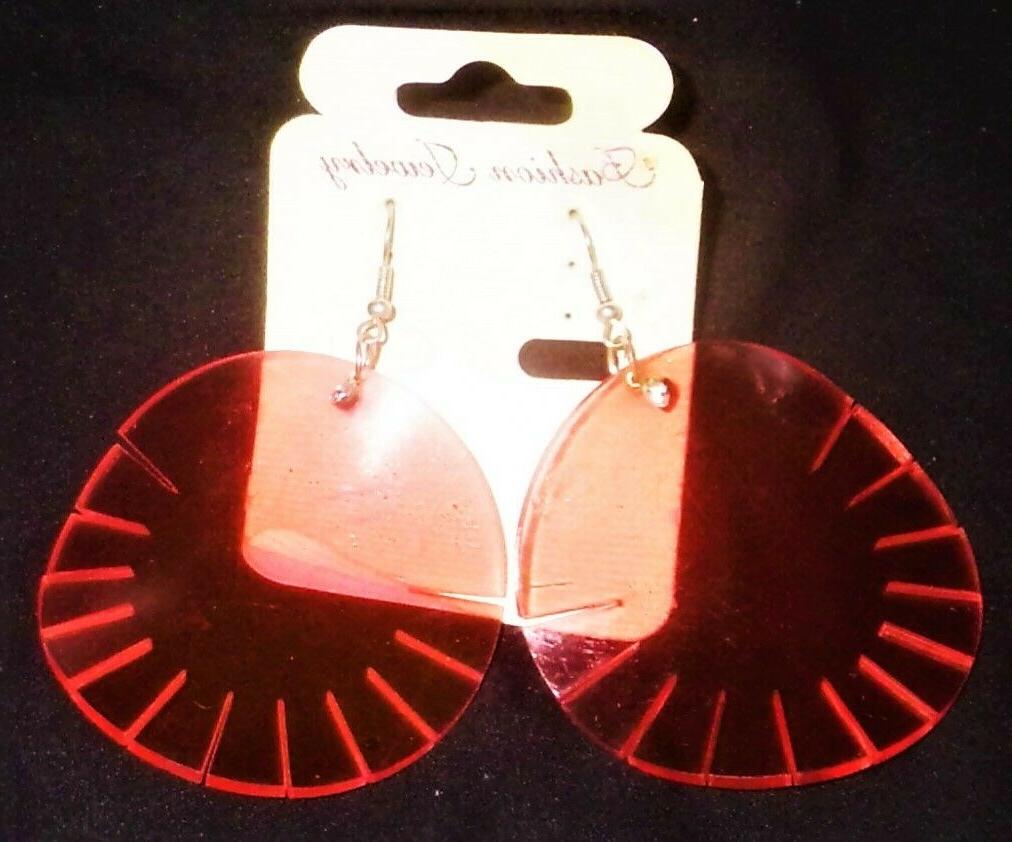 orecchini donna rotondi rossi nuova collezione