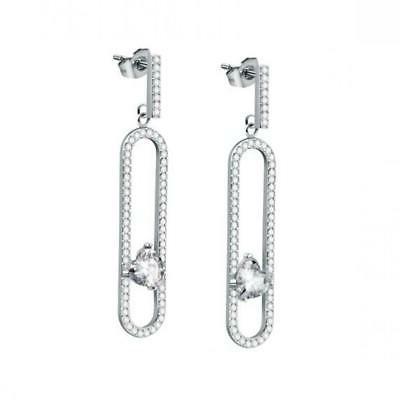 orecchini donna satp04 acciaio acciaio zirconia