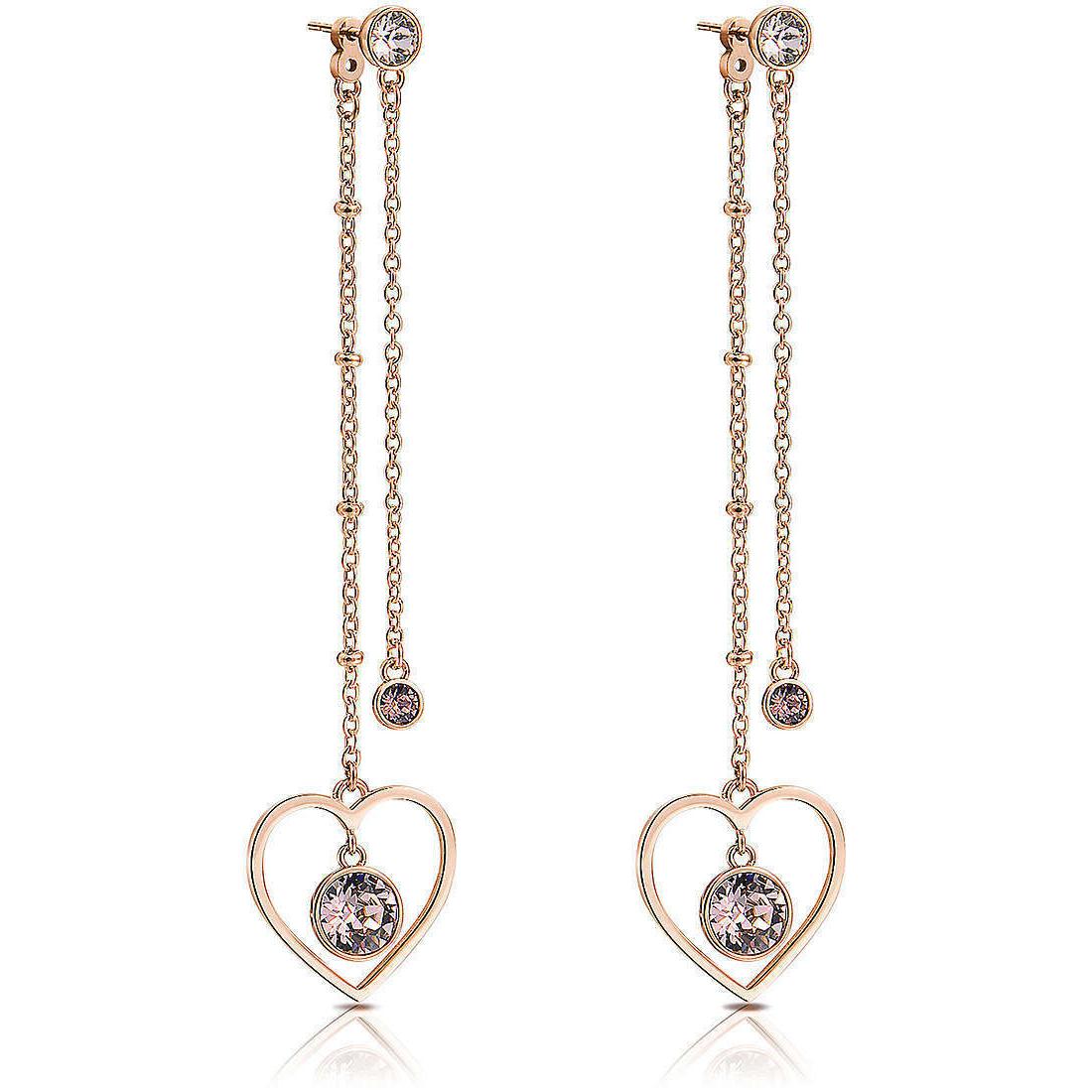 orecchini donna sight oro rosa bgh24
