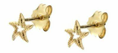 orecchini donna stella marina oro giallo 803321730749