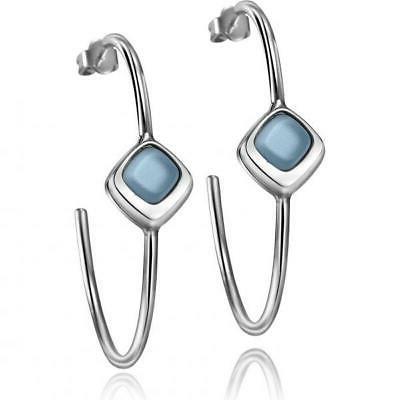 orecchini donna sugar tj1224 acciaio pietra quarzo