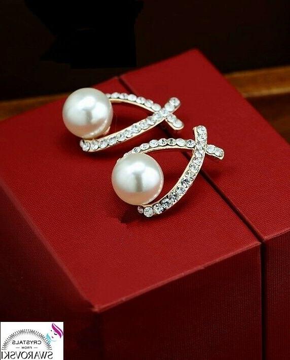 orecchini donna swarovski e perle