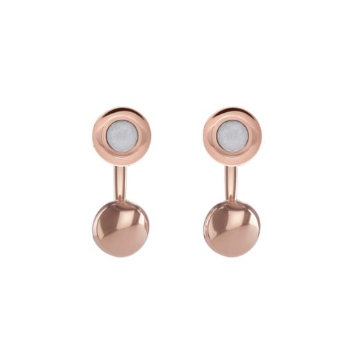 orecchini donna tj2106 acciaio oro rosa