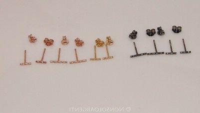 orecchini donna uomo argento 925 italia barretta