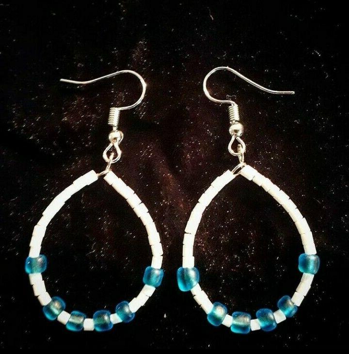 orecchini earrings goccia drops blue lightblue azzurro