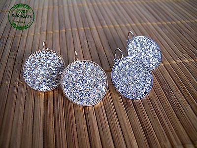 orecchini earrings rotondi color argento o oro